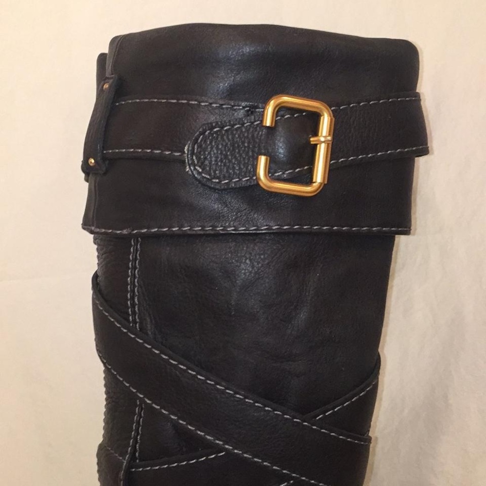 CHLOE Knee High Black Boots - Picture 5 of 11